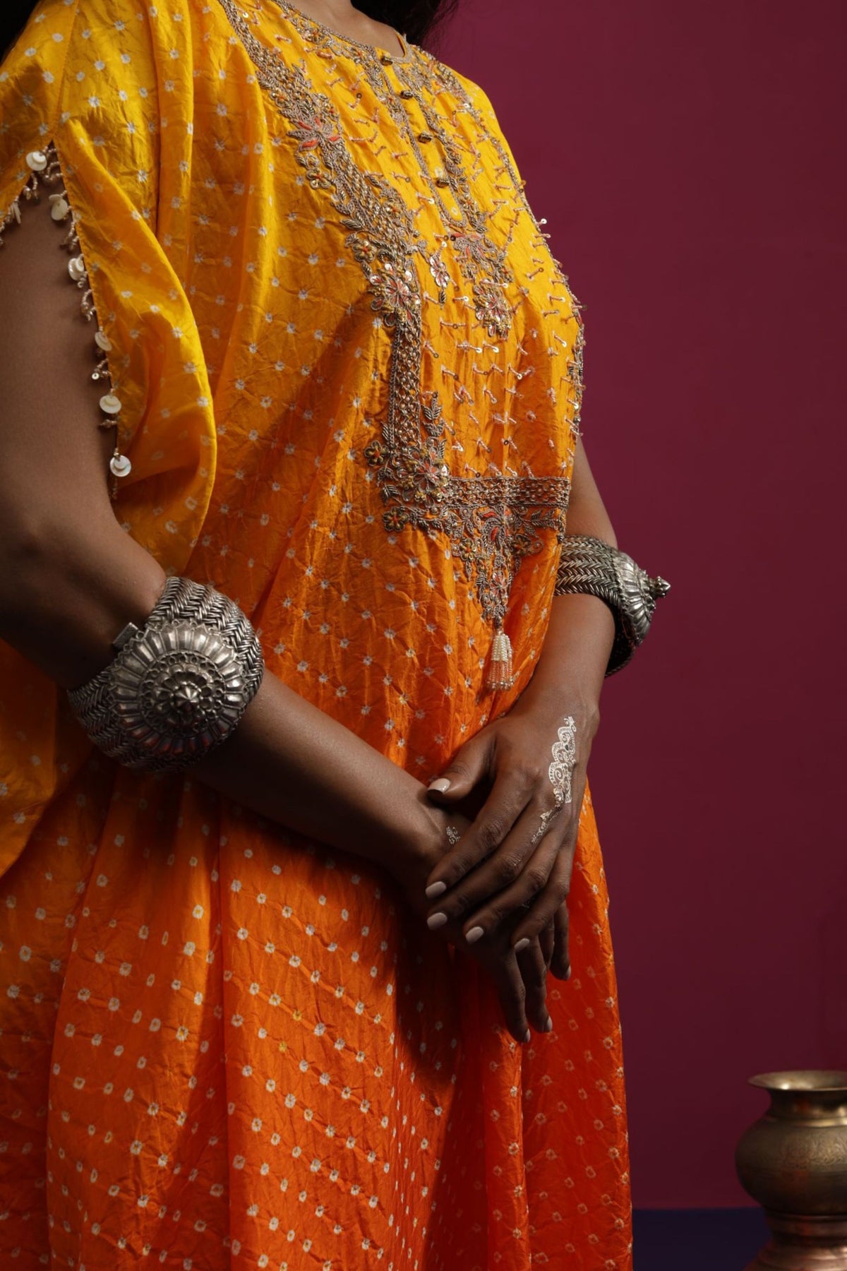 Mangalya Ombre Kaftan Set