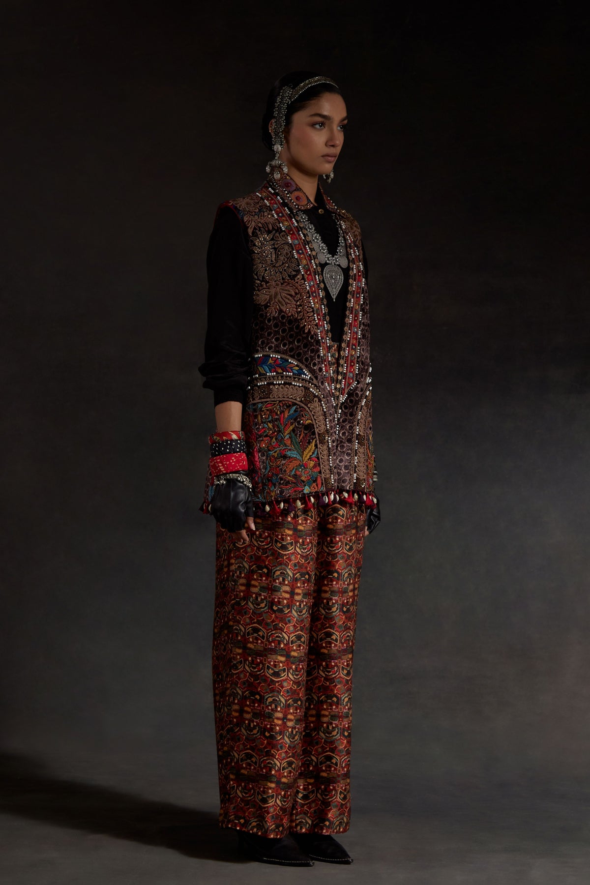 Ruhi Multicolor Jacket Set