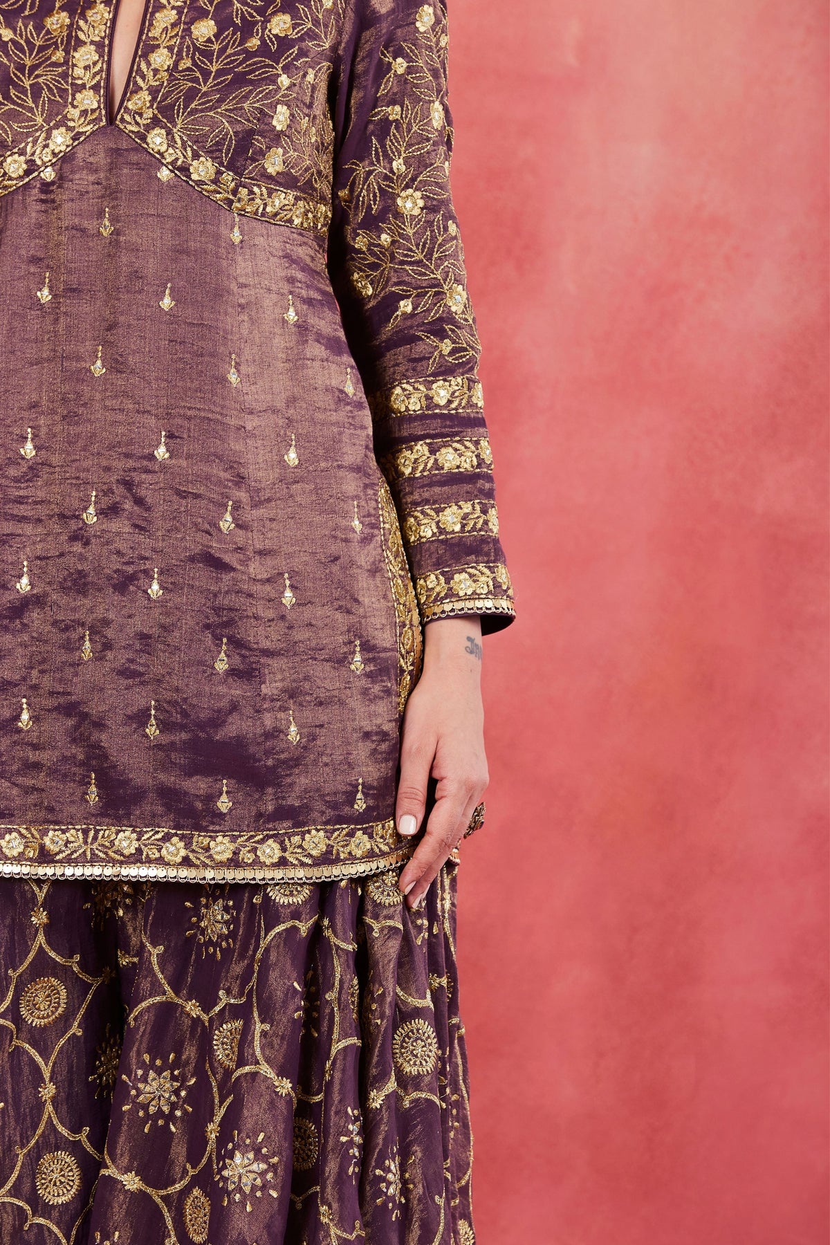 Adeela Sharara Set
