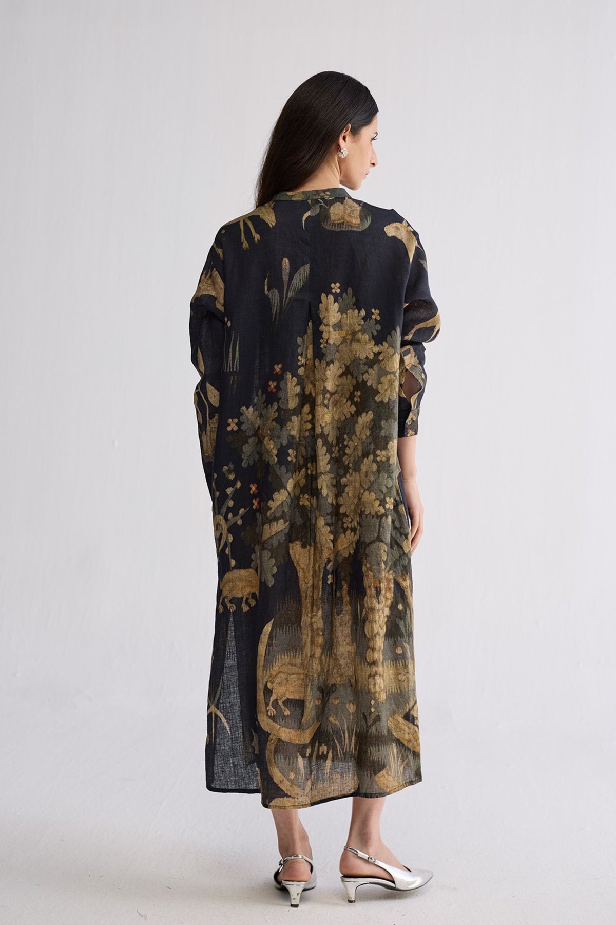 Banyan Linen Shirt Dress