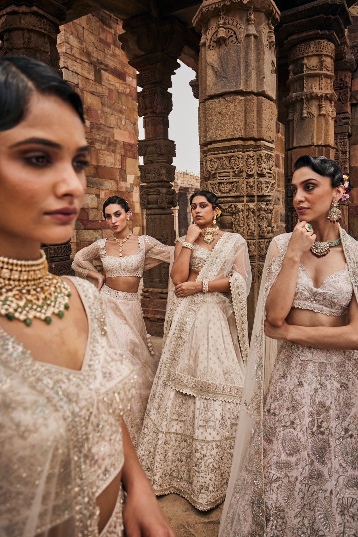 Alabaster Bridal Lehenga Set