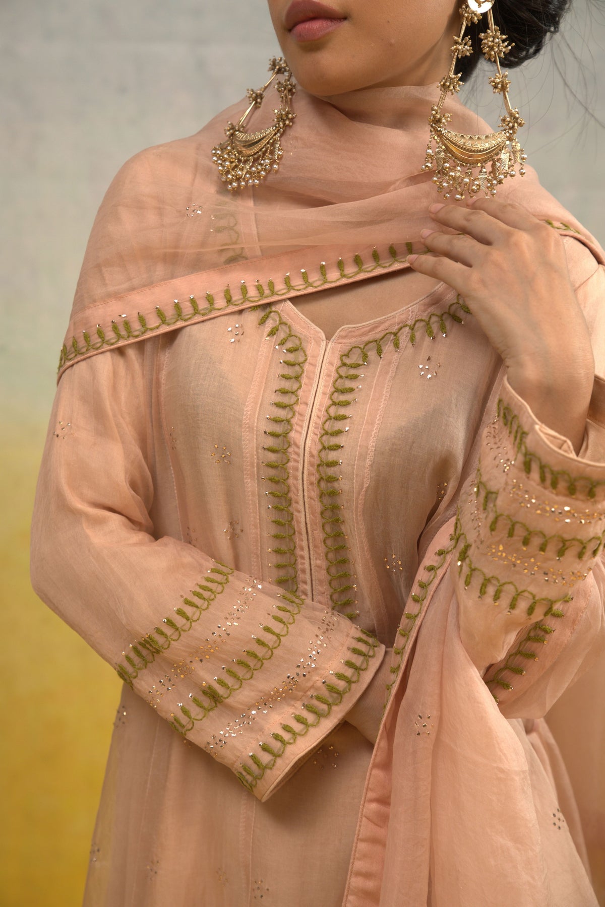 Nude Pink Kalidar Set
