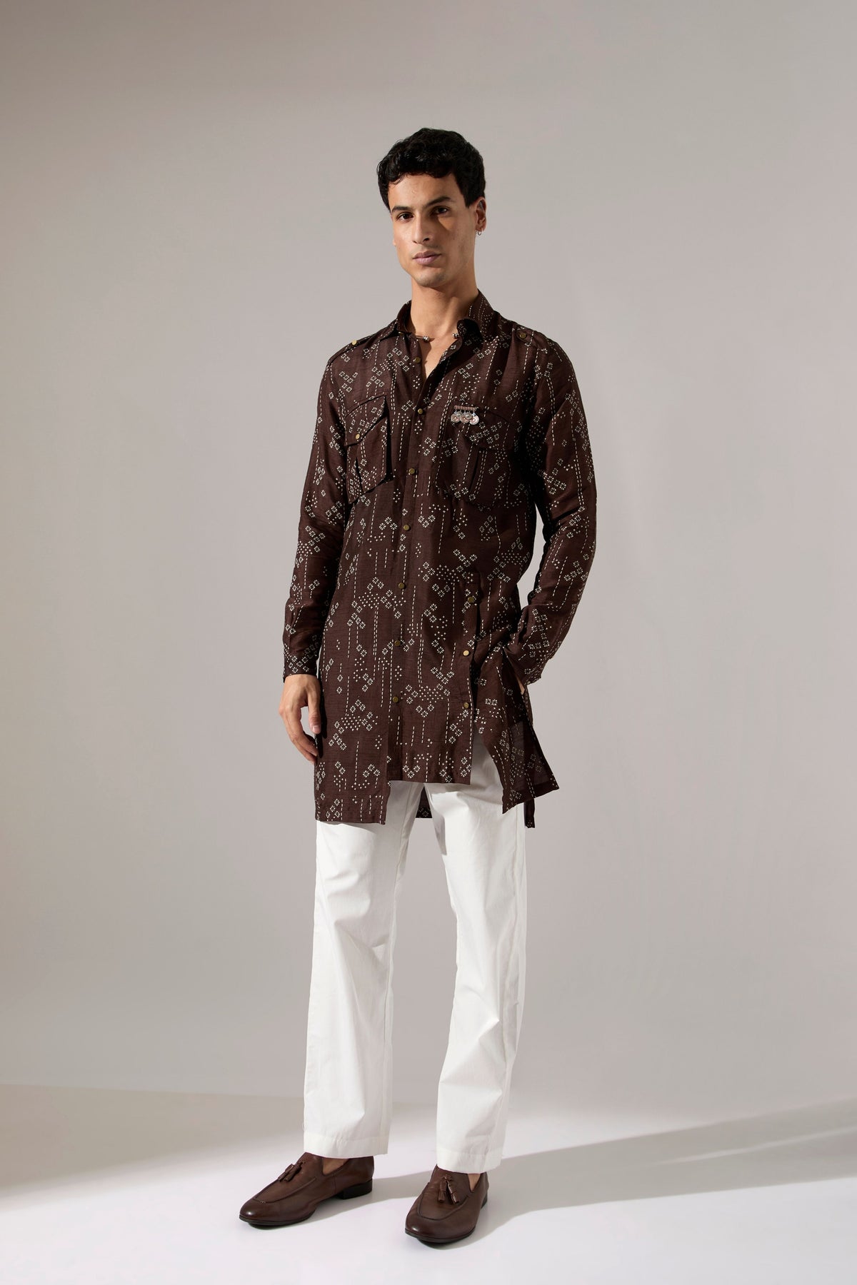 Cyrus Plus Minus Kurta Set