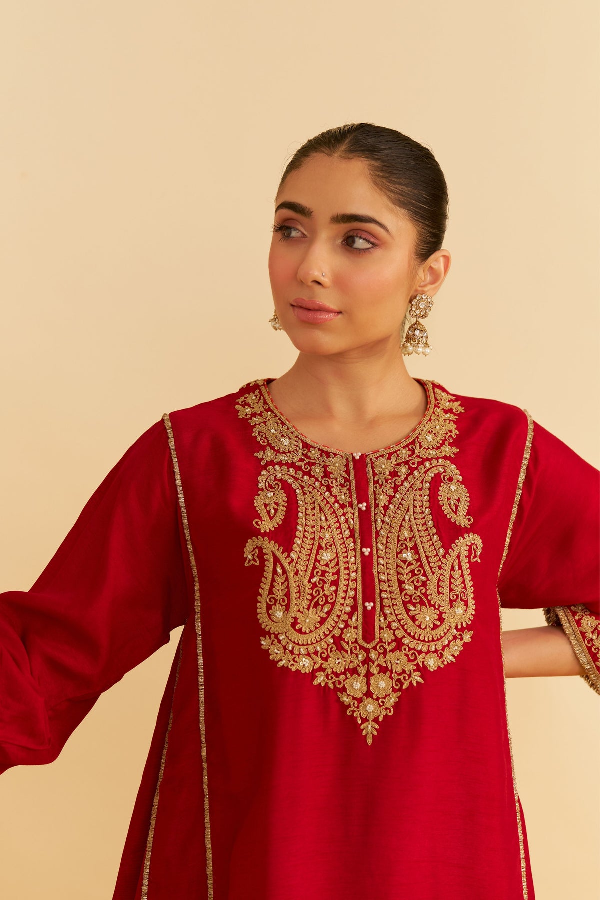 Deep Red Salwar Set