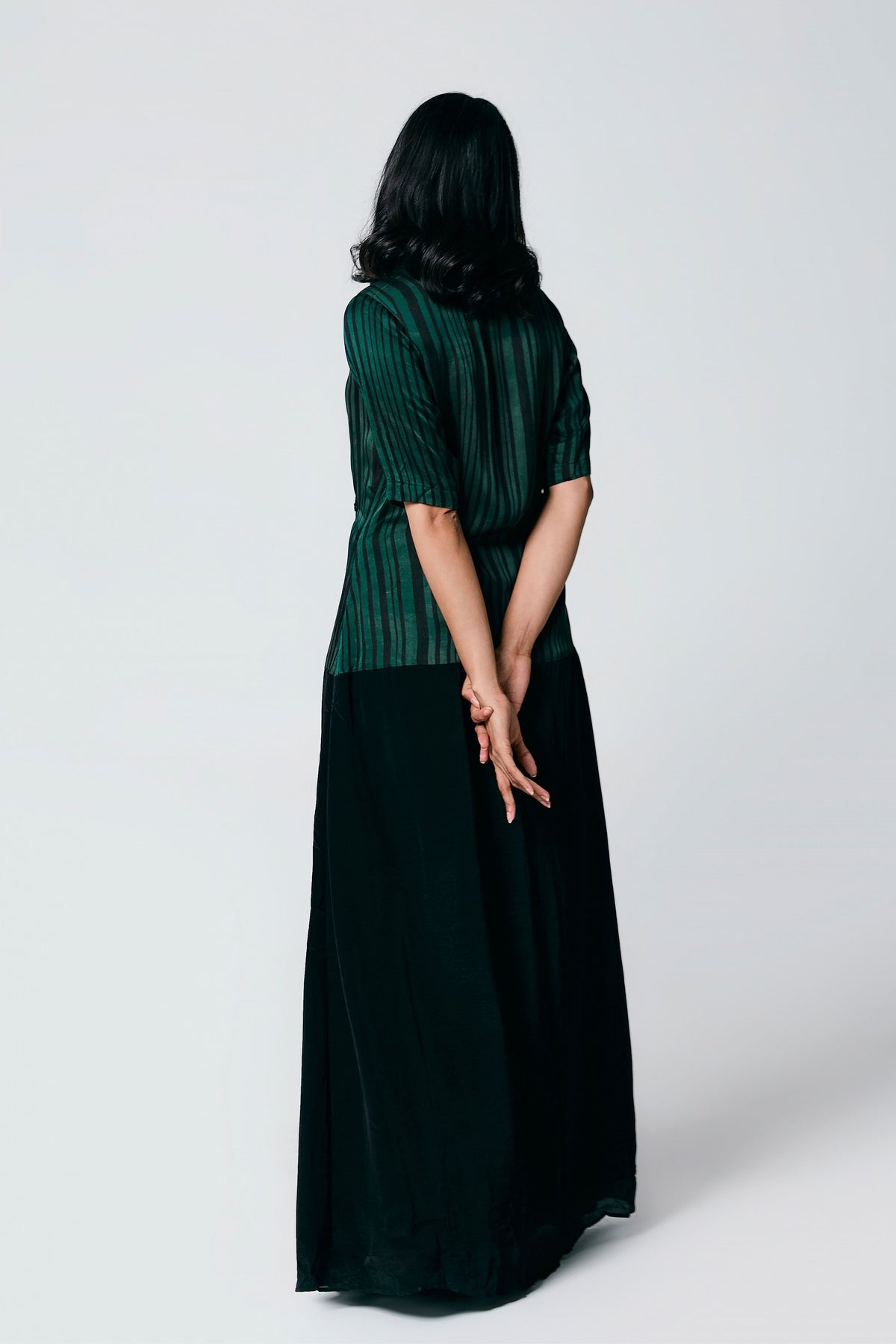 Green Stripes Dress