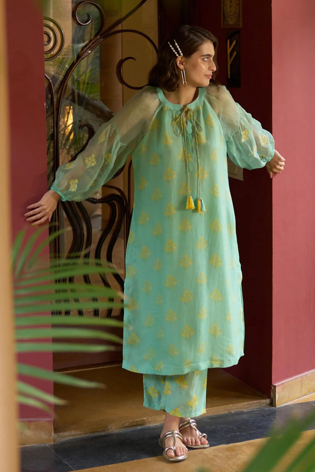 Azure Tunic Set