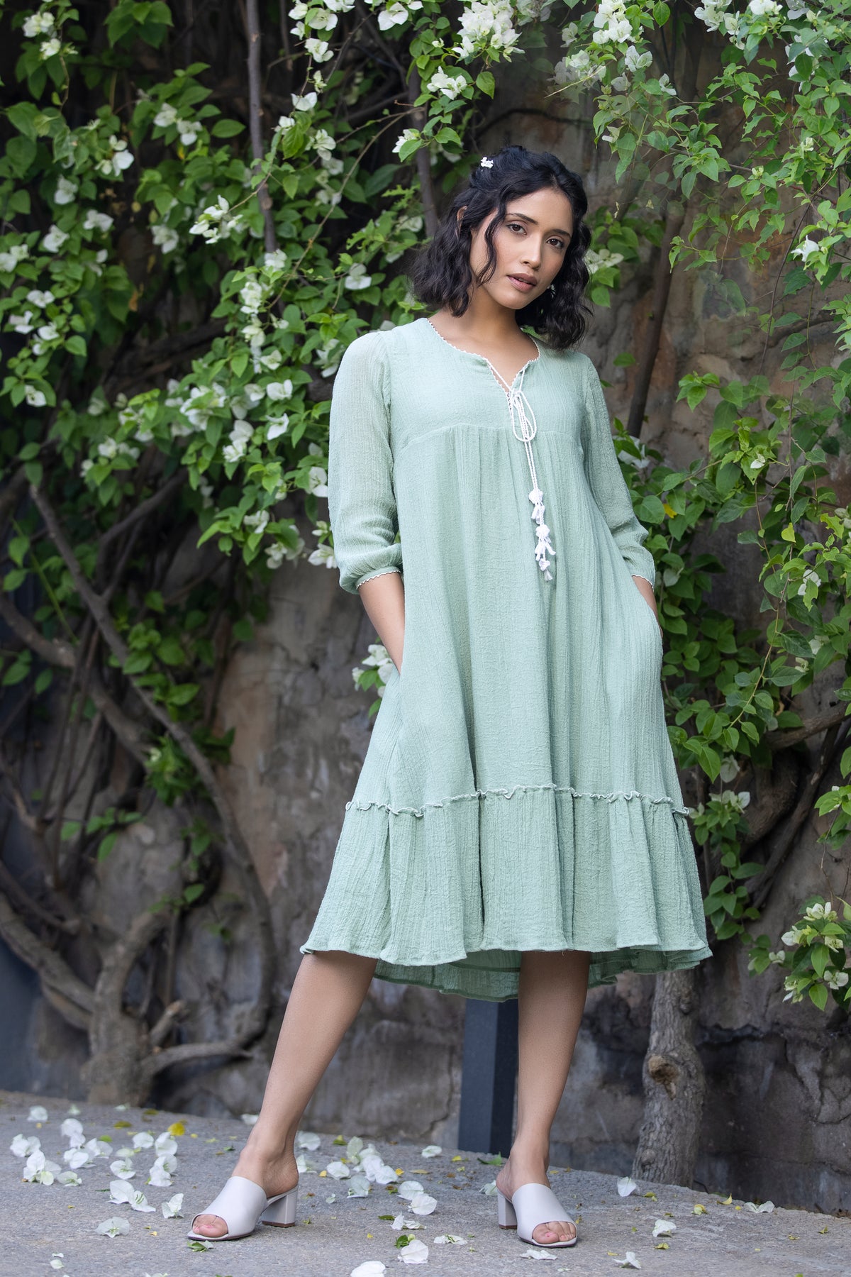 Sage Green Irene Dress