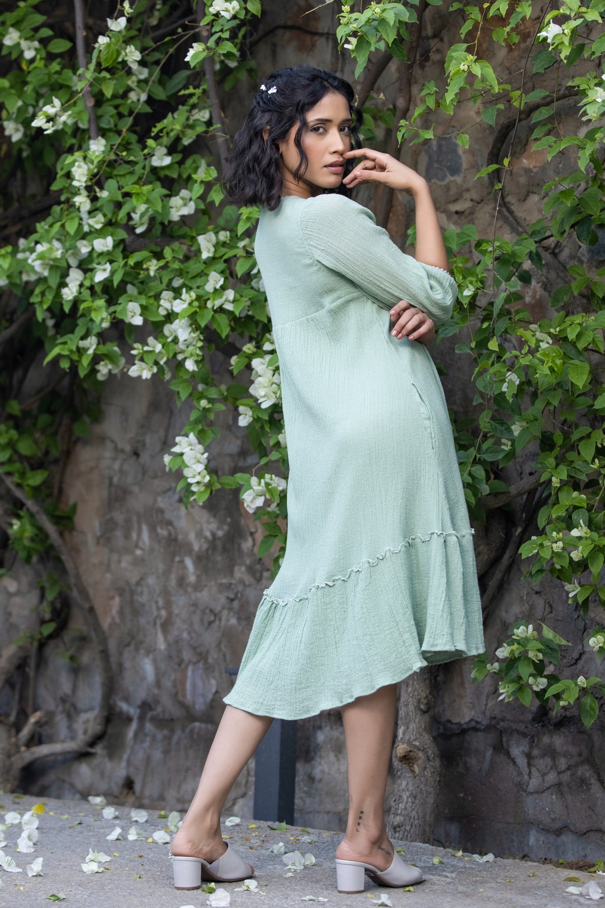 Sage Green Irene Dress