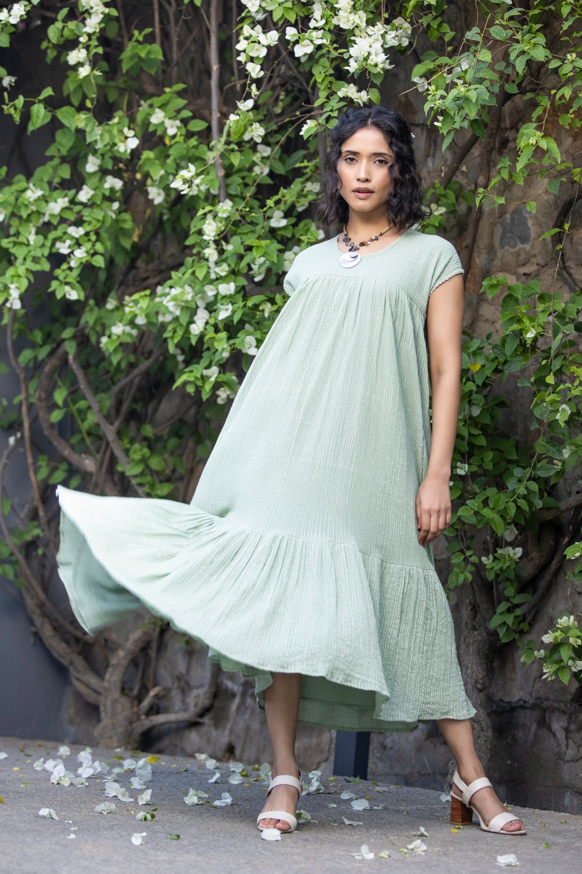 Sage Green Doa Dress