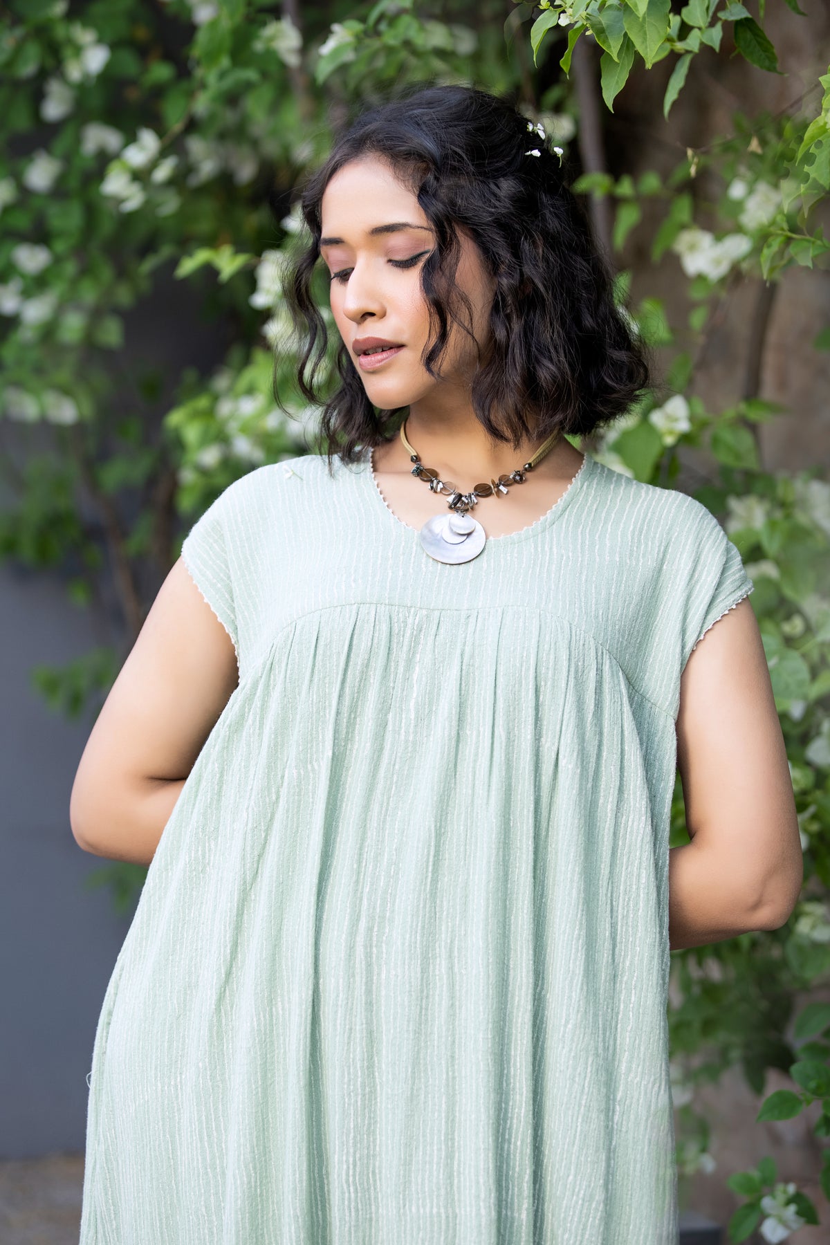 Sage Green Doa Dress