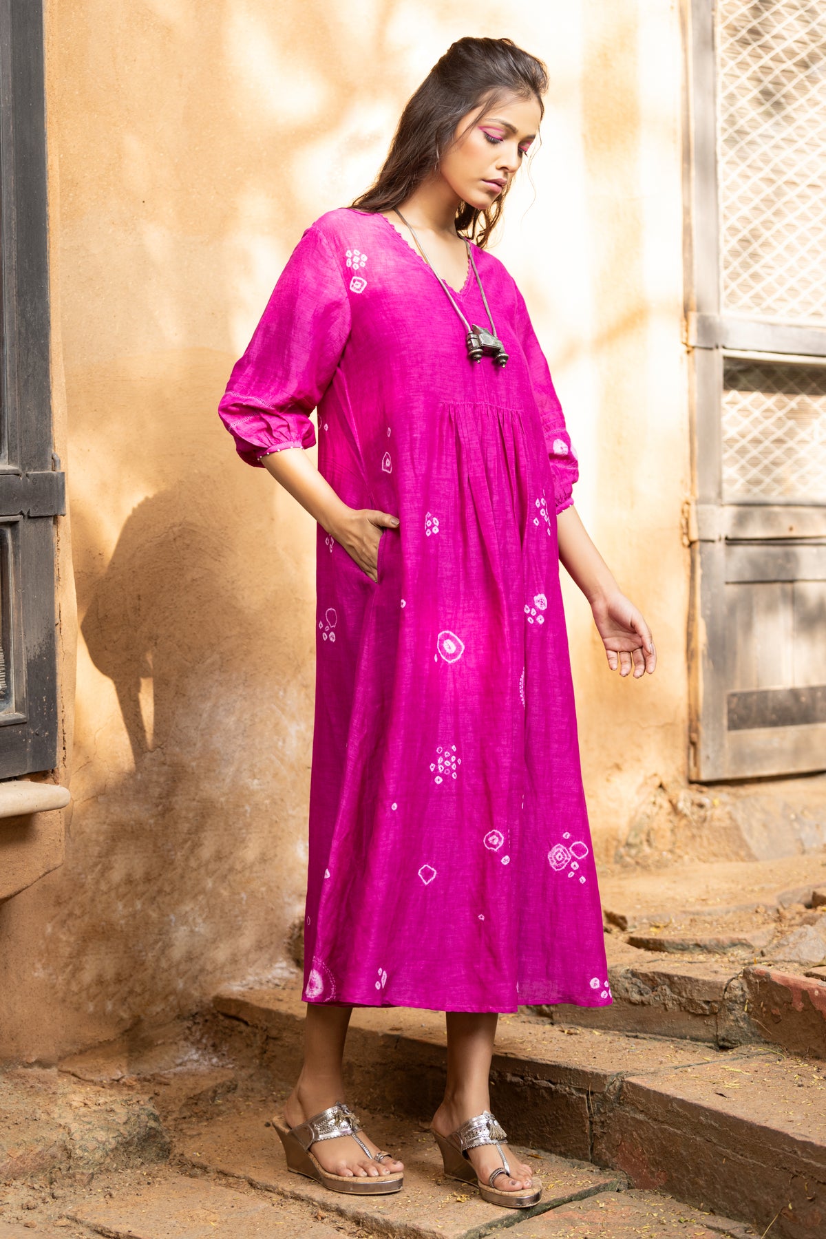 Plum Pink Yashita Dress