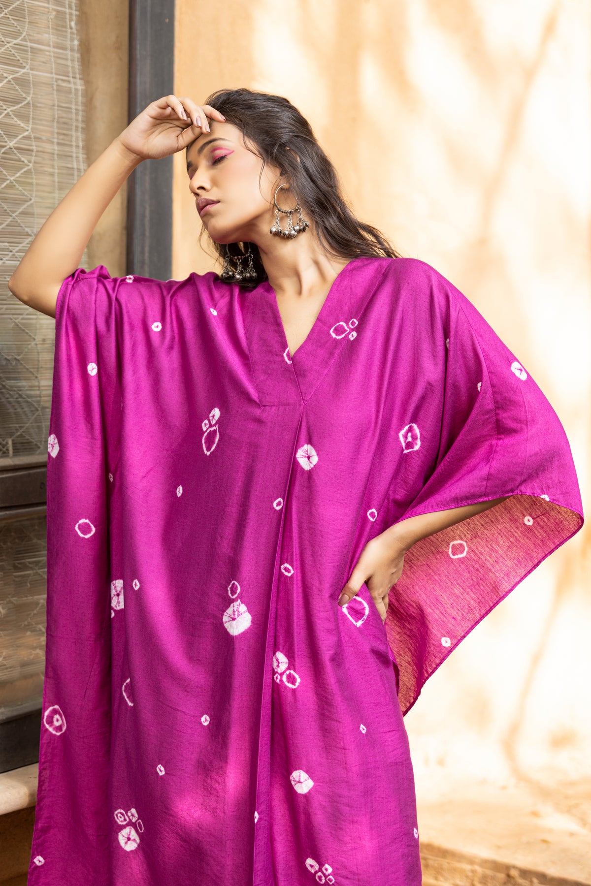 Plum Pink Caria Kaftan