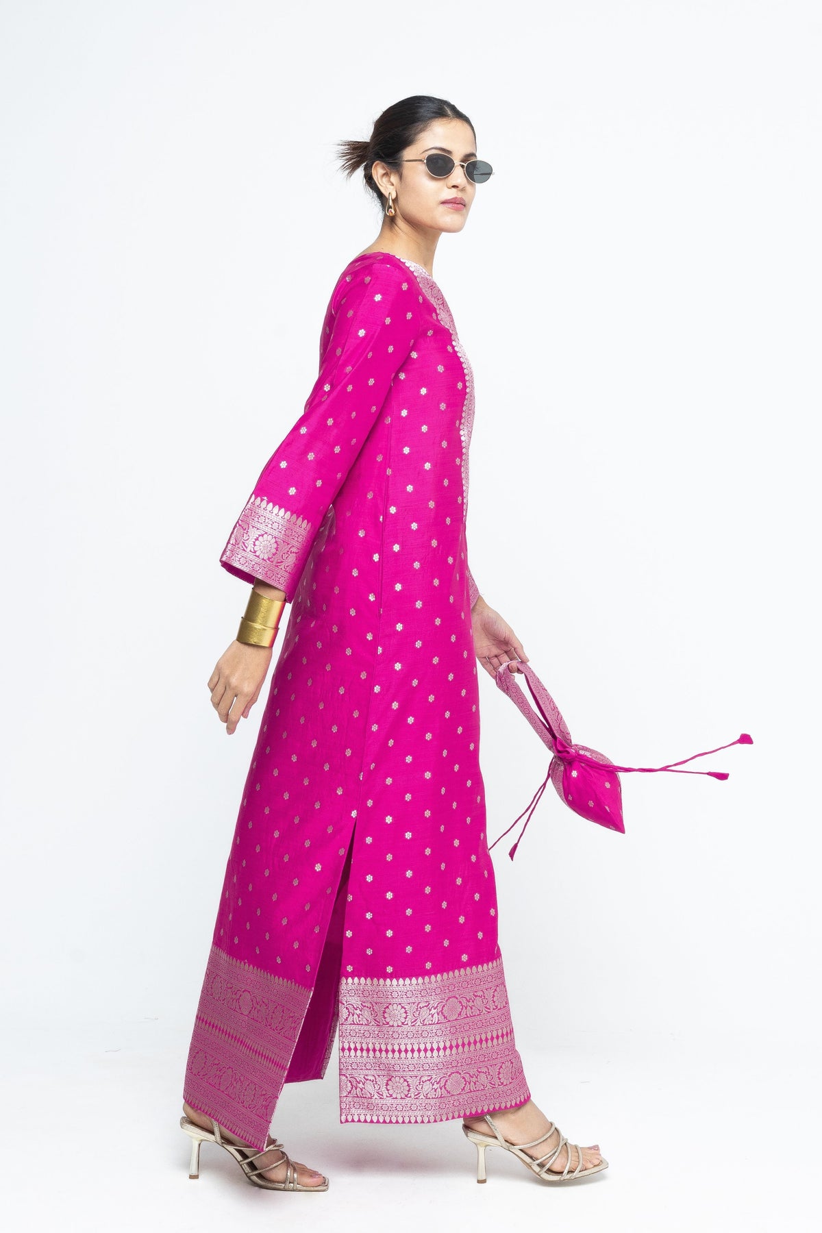 Nats Pink Statement Kaftan