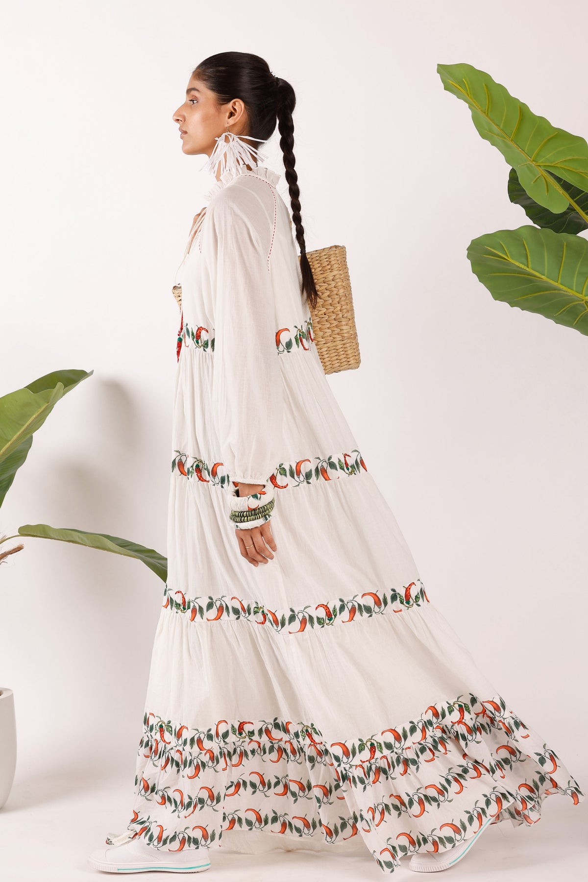 Off White Chilly Maxi Dress
