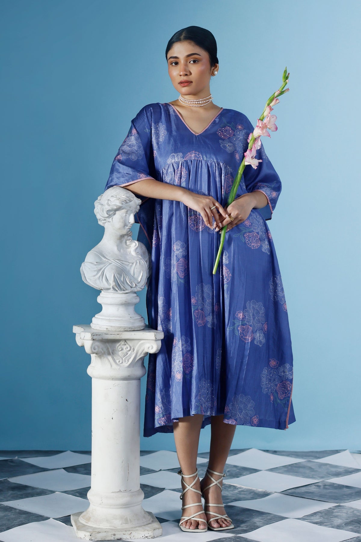 Adara Dress In Blue