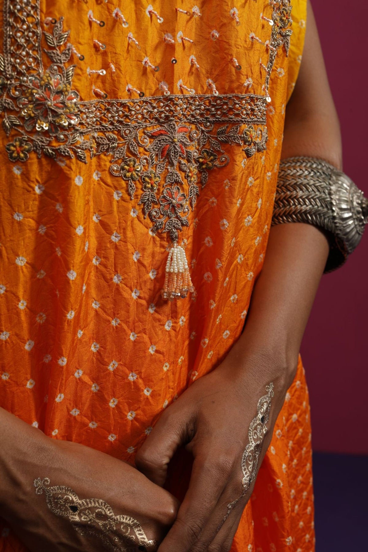Mangalya Ombre Kaftan Set