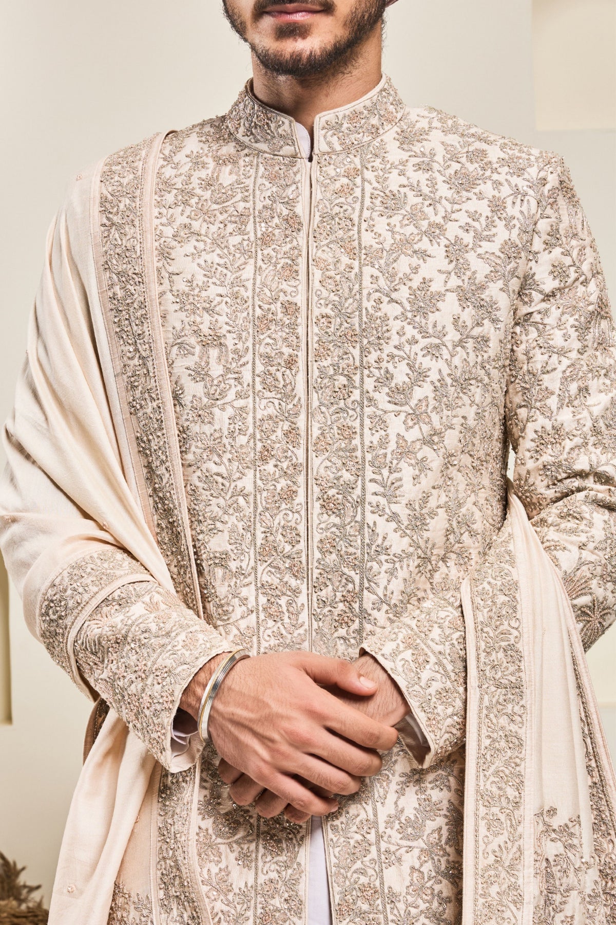 Pearl Spring Sherwani Set