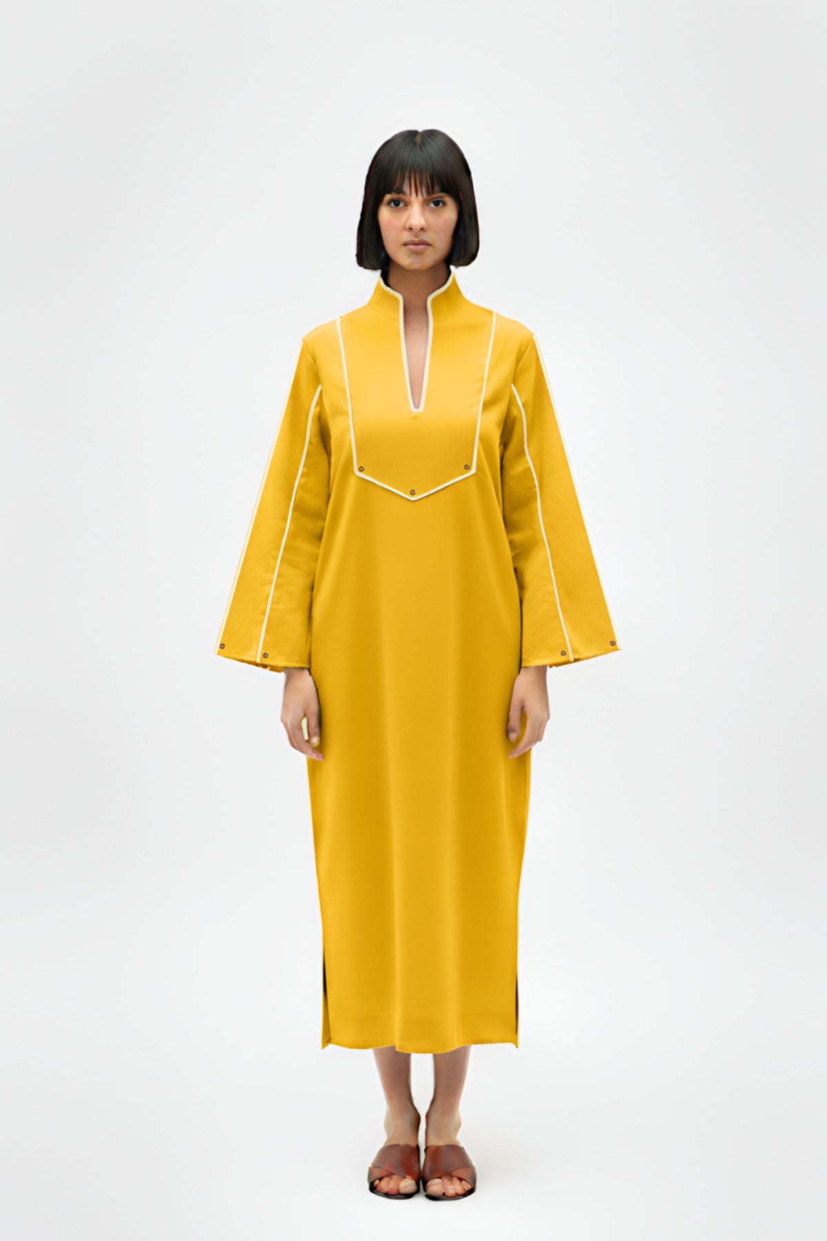 Yellow Mango Stripe Dress