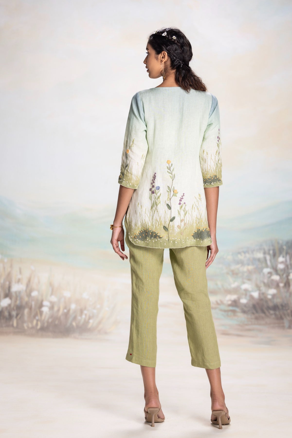Landscape Mona Blue Co-ord Set