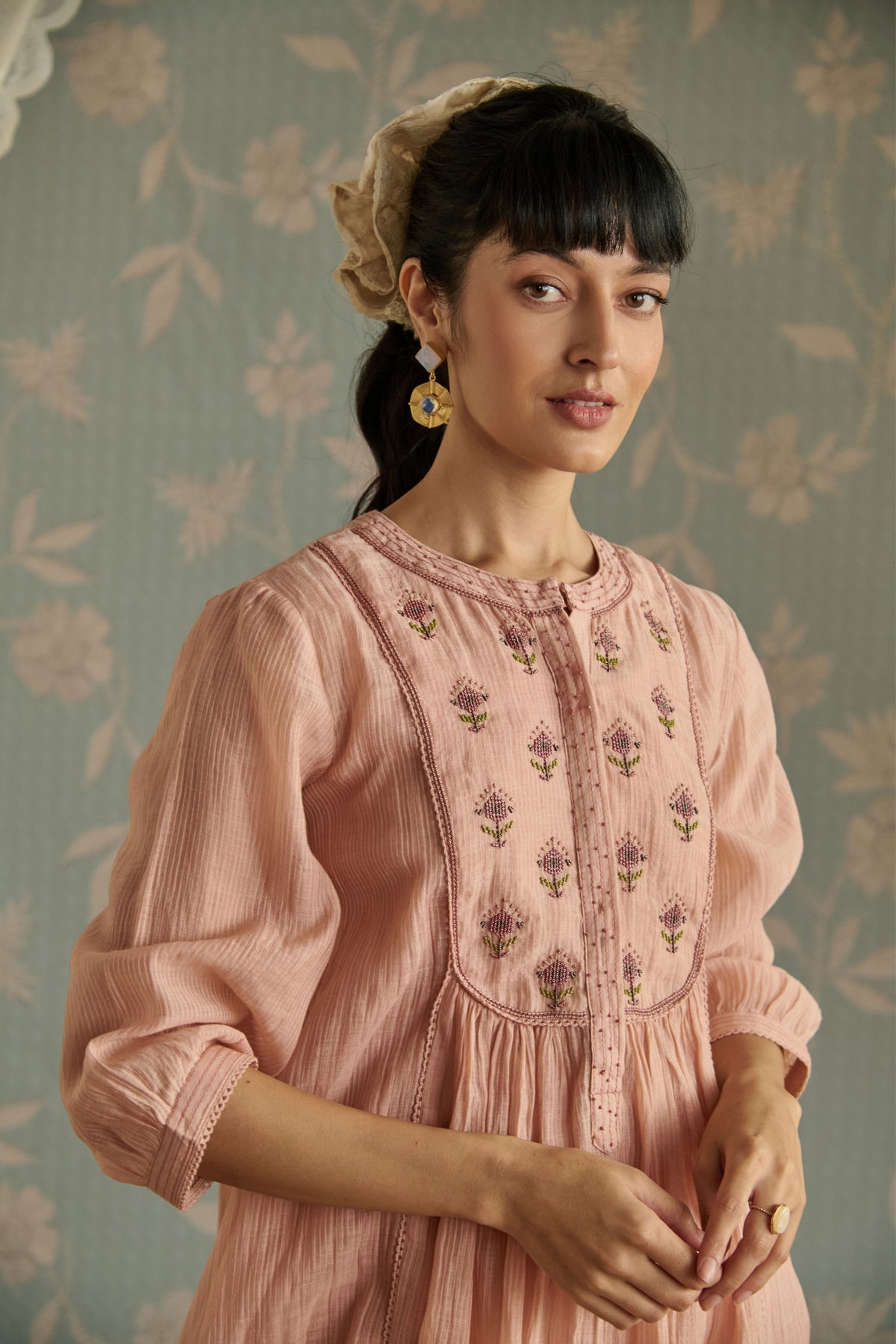 Pink Maira Tunic Set