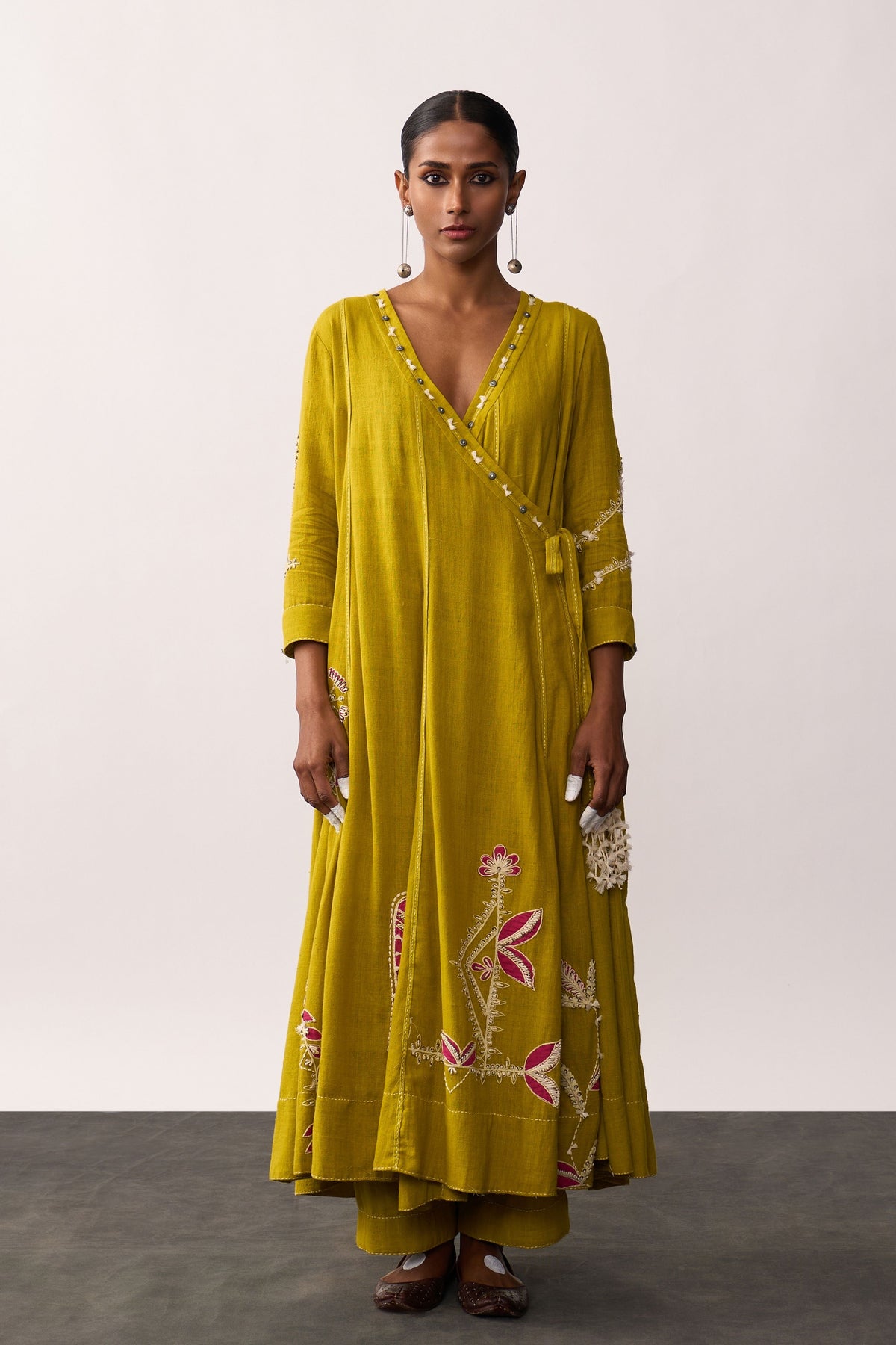 Hansa Yellow Kurta With Pants