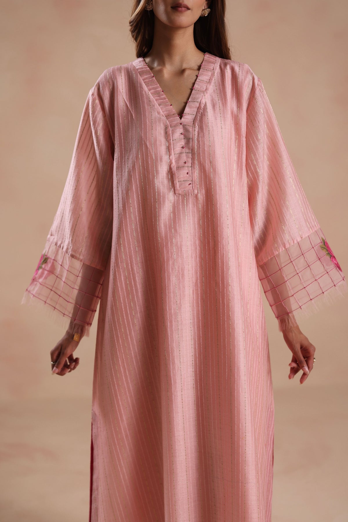 Sidra Pink Kurta Set