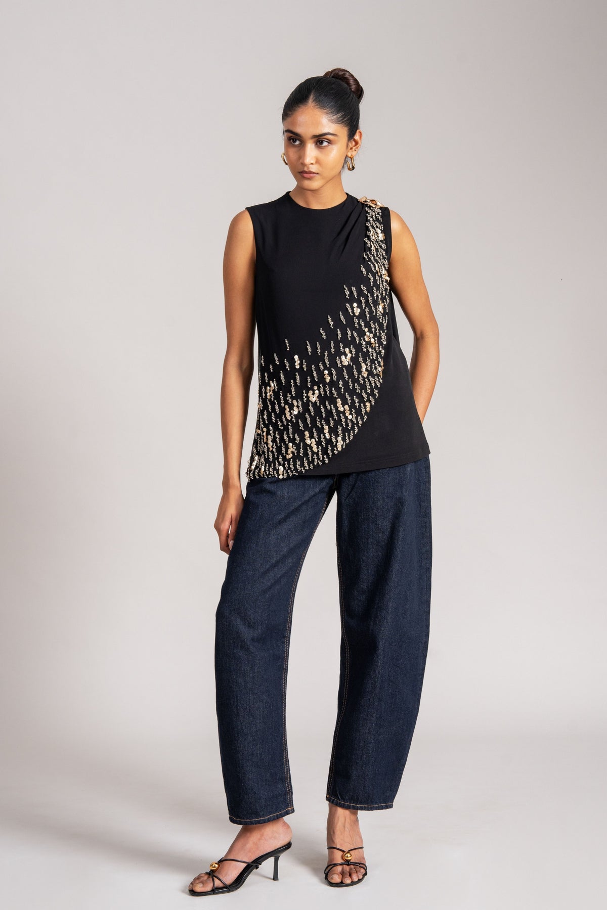 Cosmic Dust Draped Top