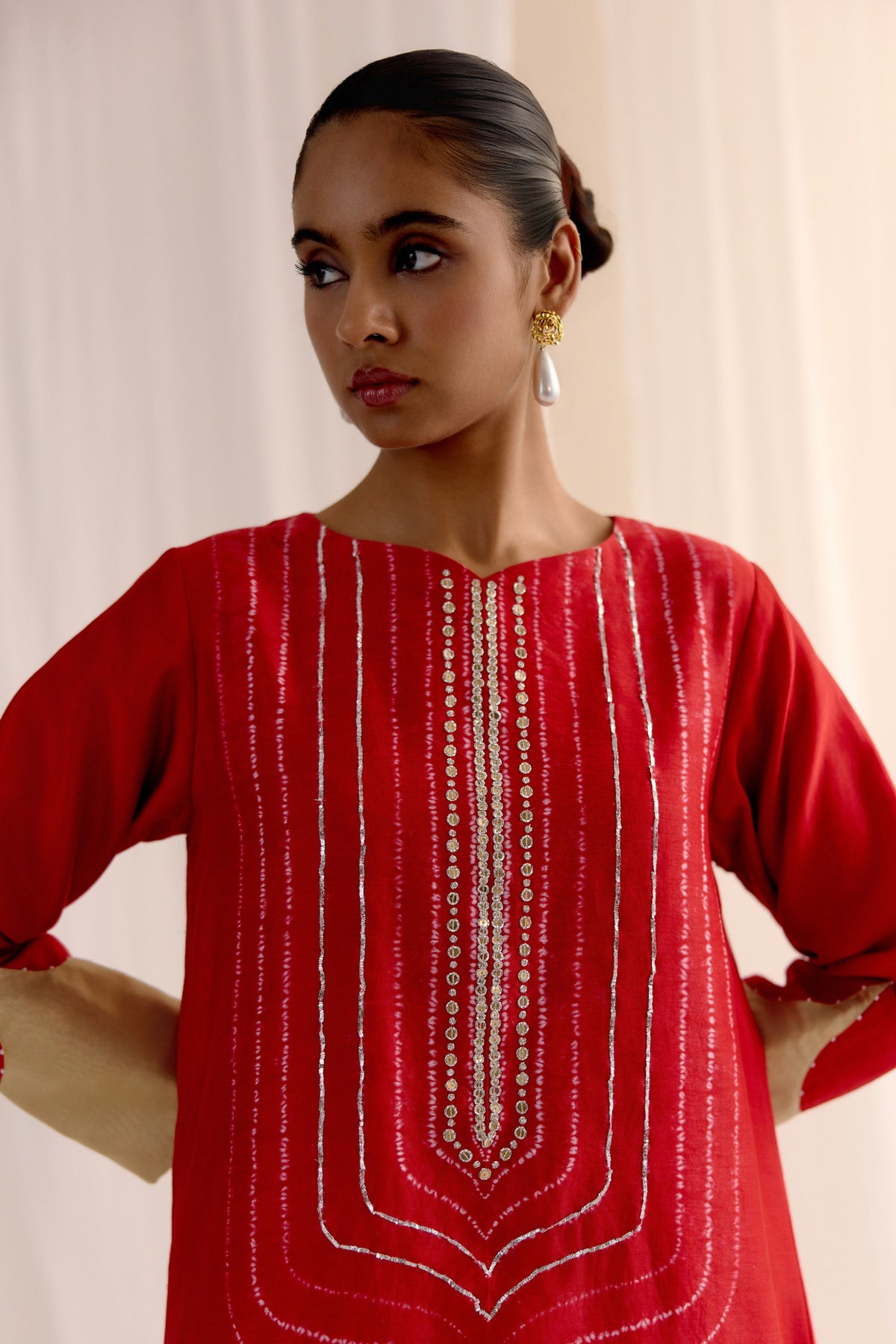 Rang-e-surkh Kurta Set