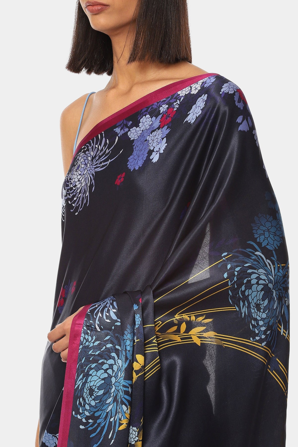 The Blue Ink Fiction Saree