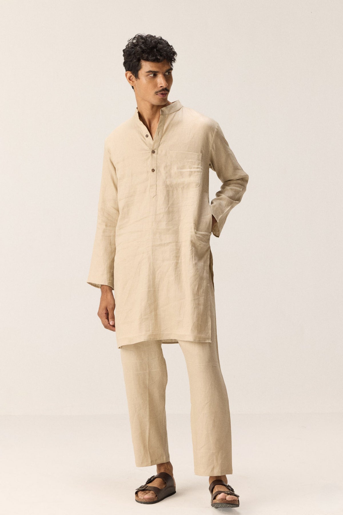 Sandalwood Kurta Set