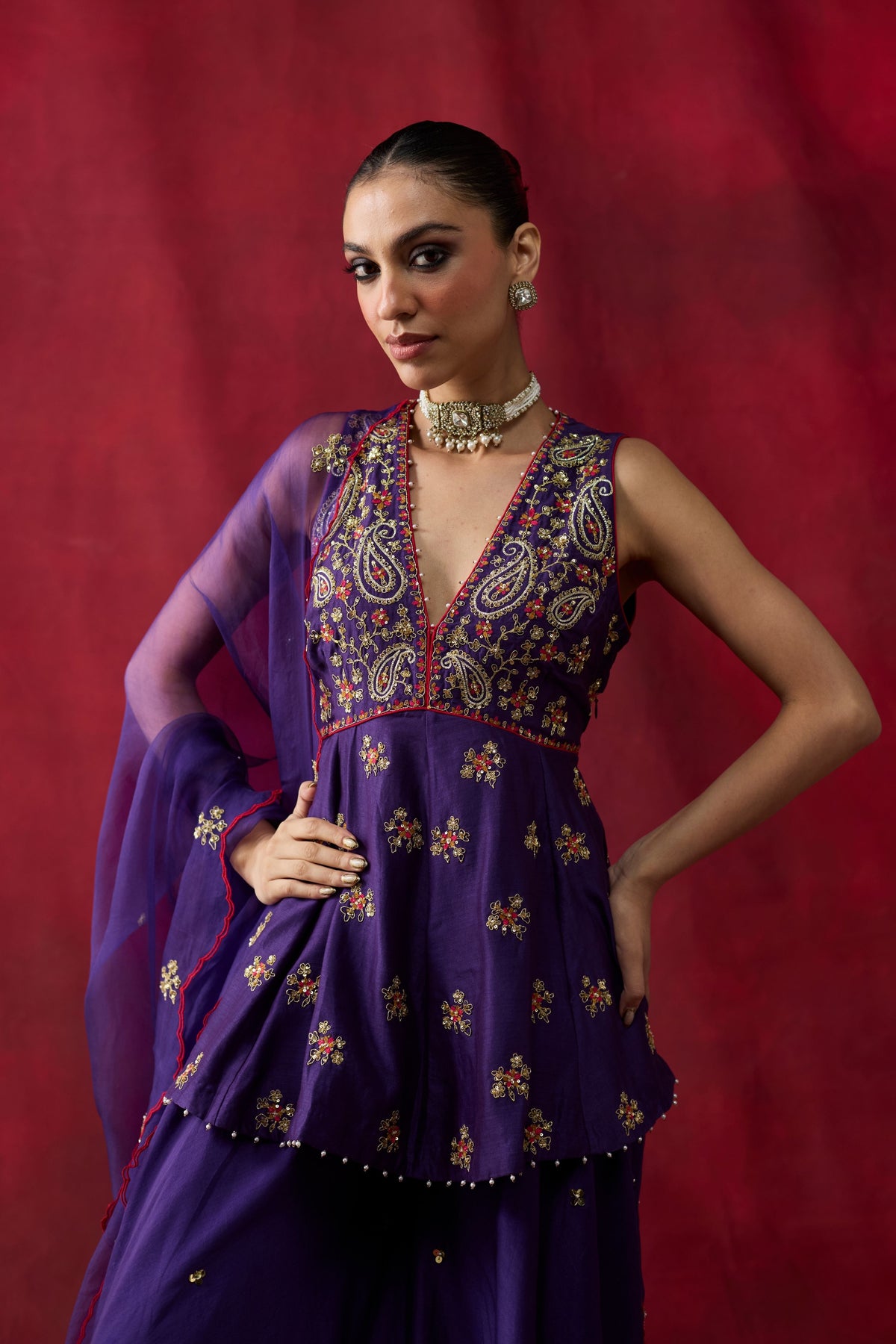 Jasleen Sharara Set