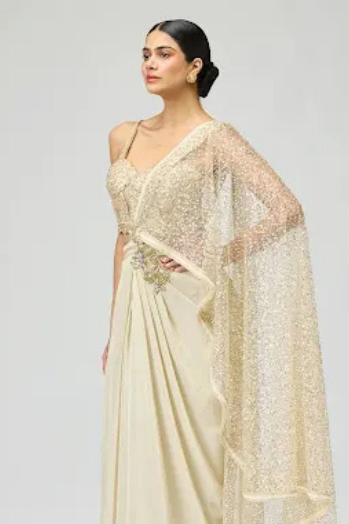 Viscose Tissue Saree Set