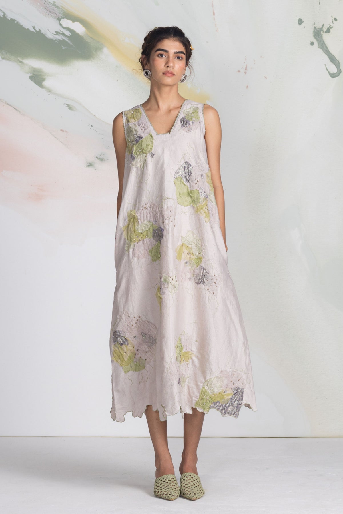Cloud Patchwork Dress