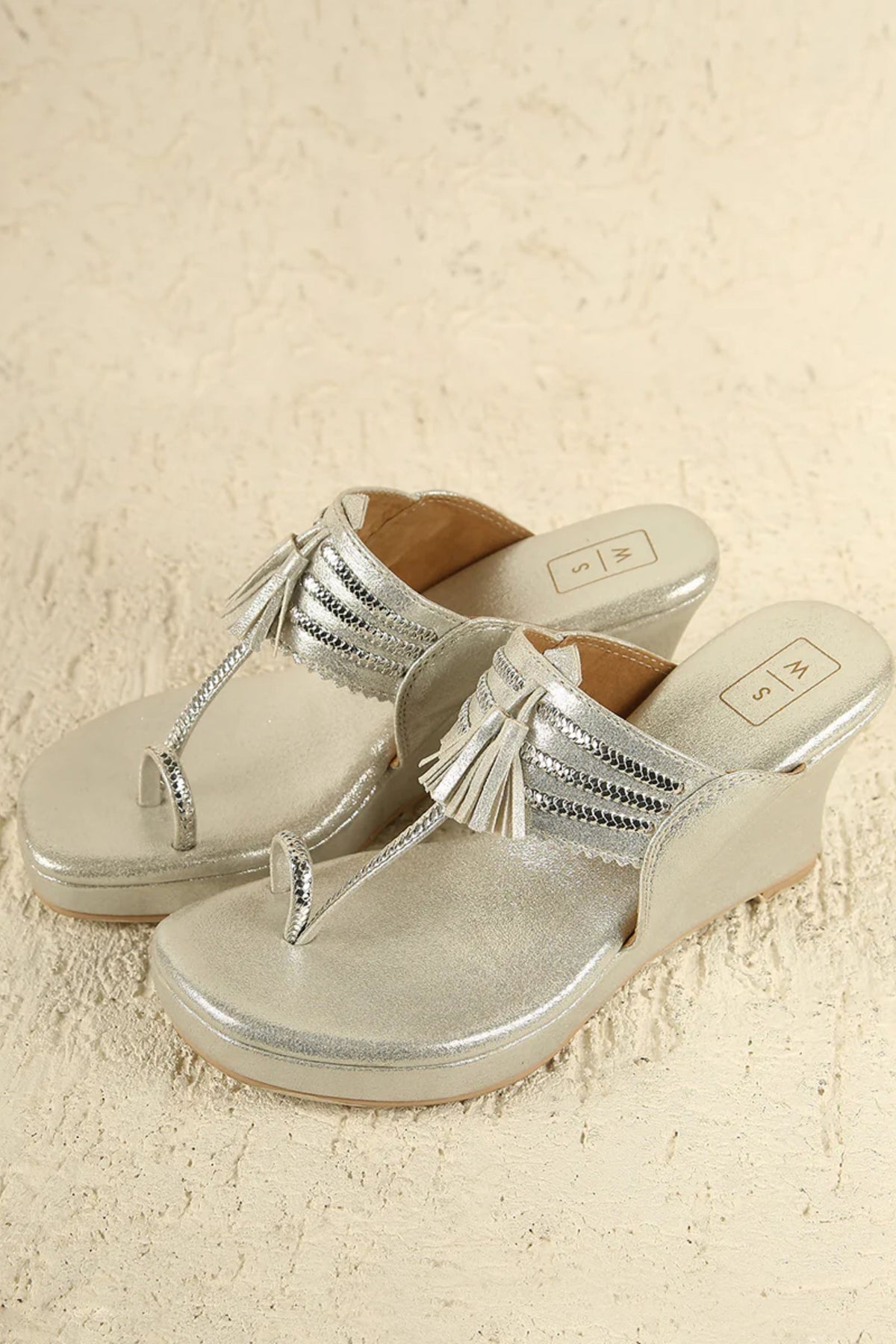 Madhuri Silver Wedges