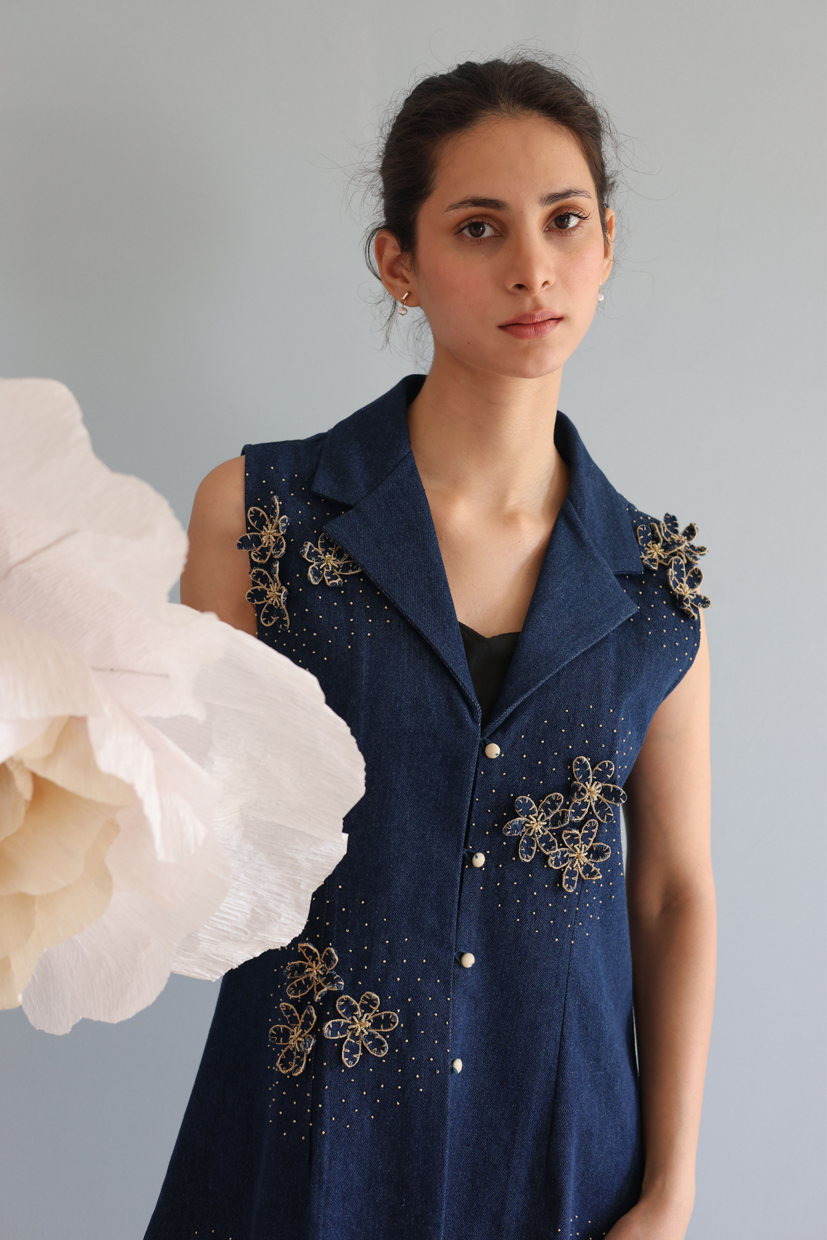 Midnight Blue Jacket Dress