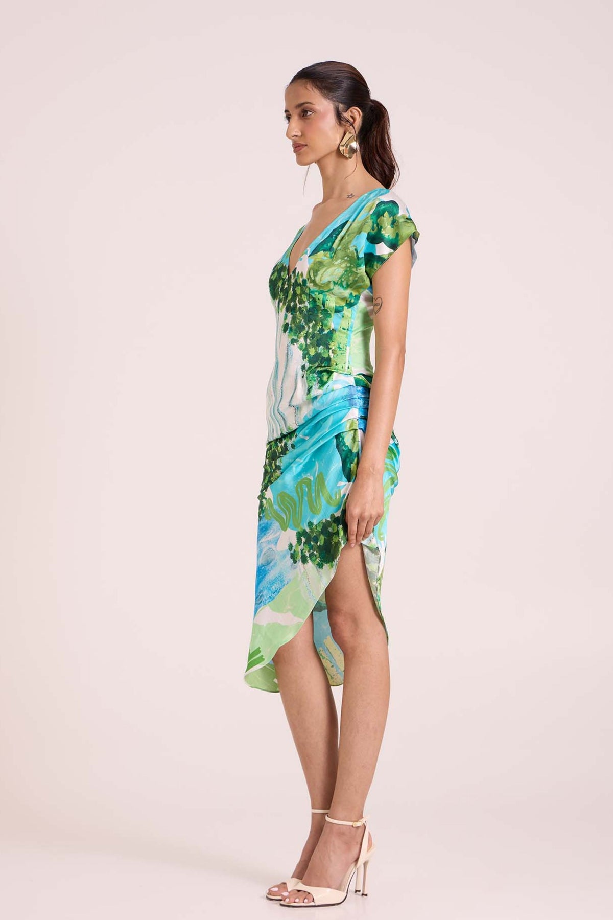 Nere Asymmetrical Dress