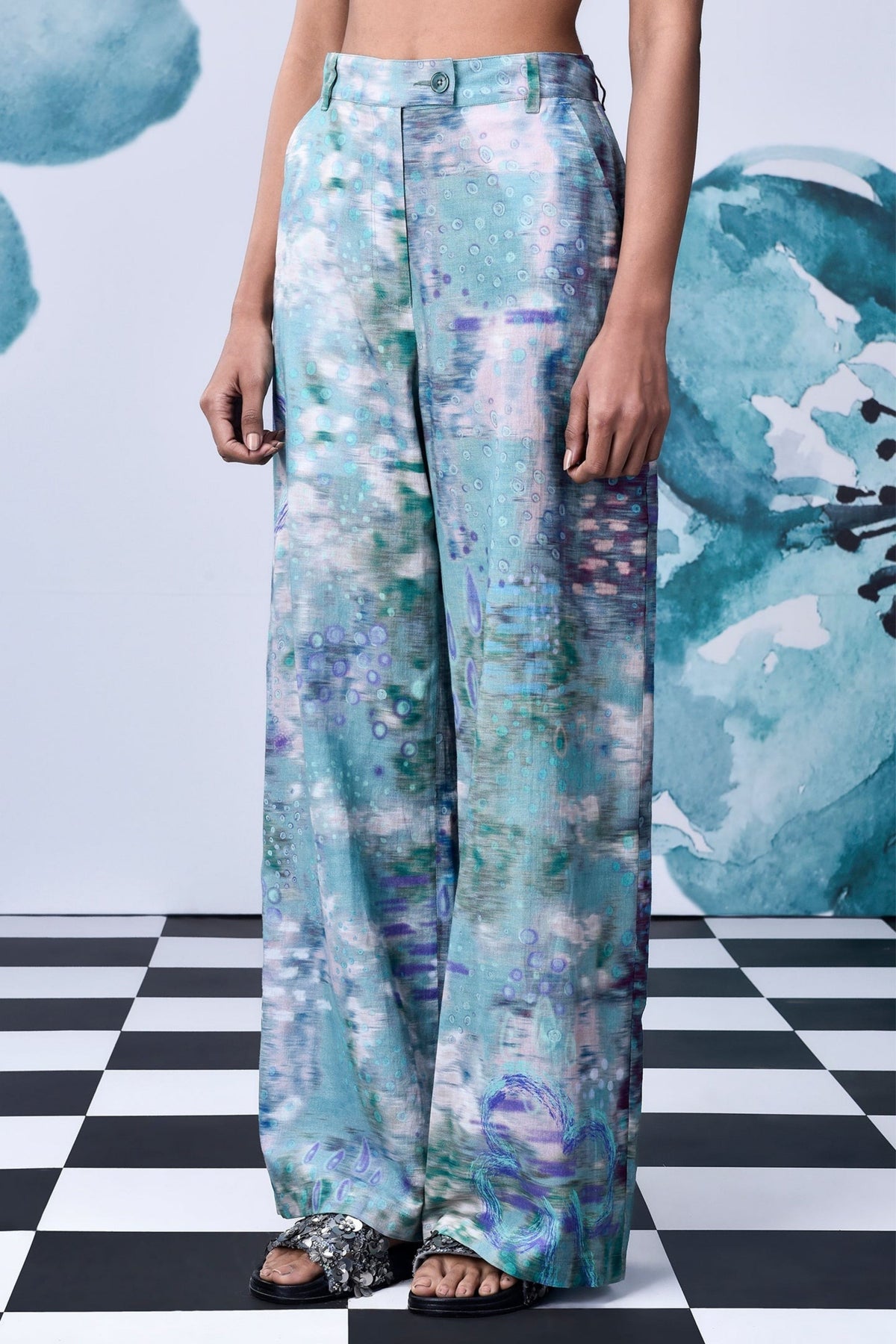 Pool of Tear Trouser Nile Green