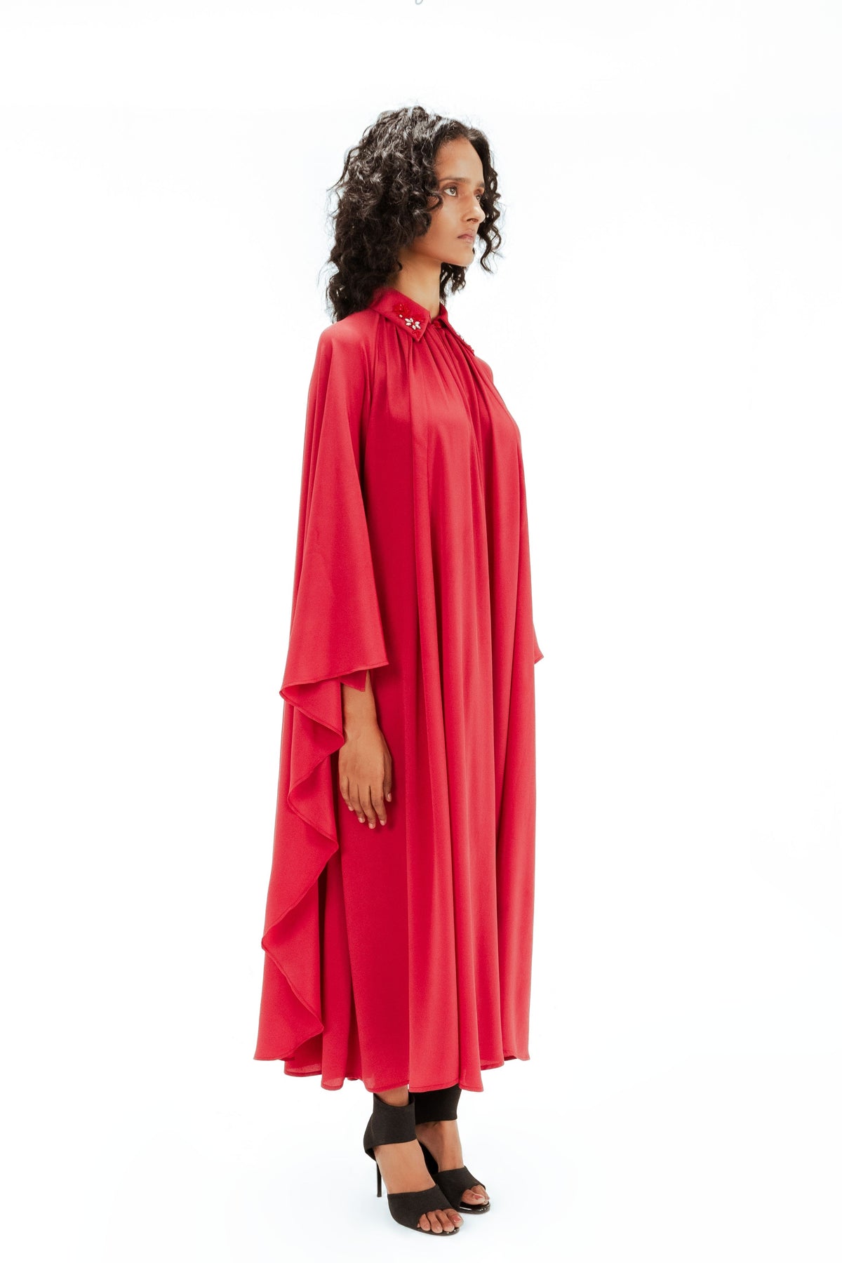 Alara Embellished Crepe Dress