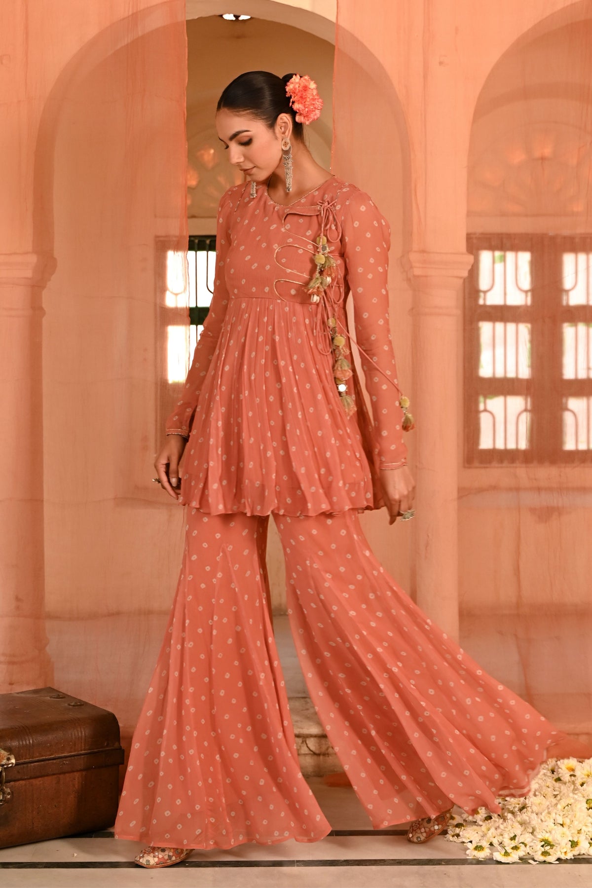 Surajpole Gharara  Set