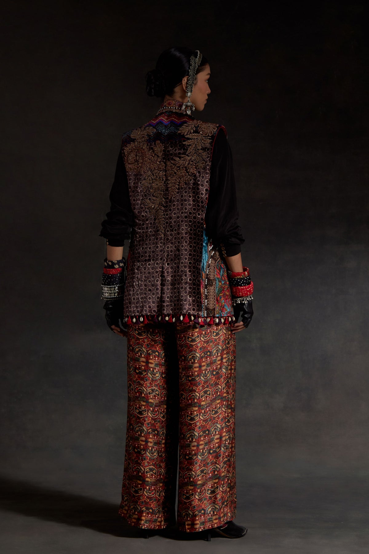Ruhi Multicolor Jacket Set