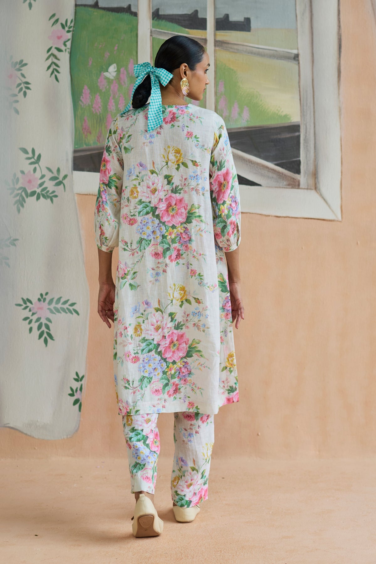 Sunbeam Long Kurta Set Linen
