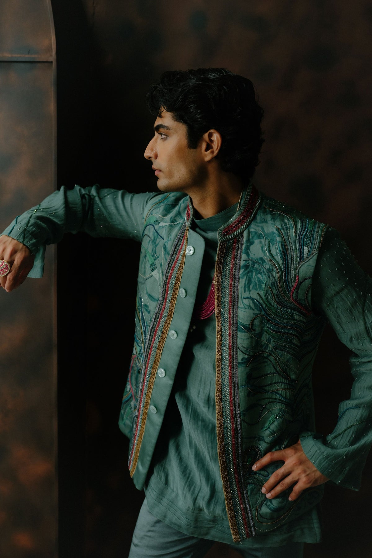 Kalapi Nehru Jacket Set