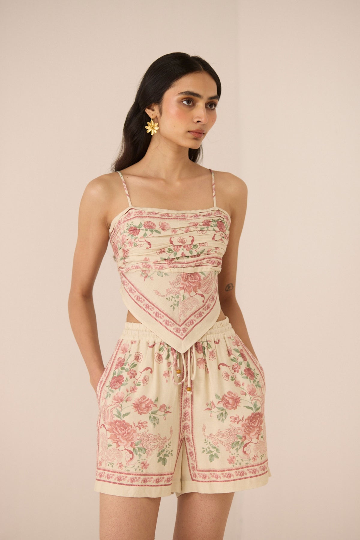 Malibu Azure Rose Co-ord Set