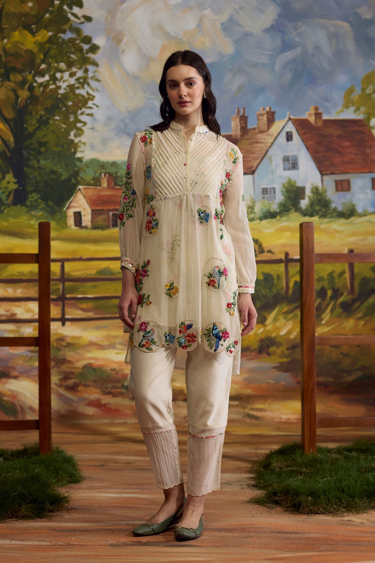 Lumina Embroidered Kurta