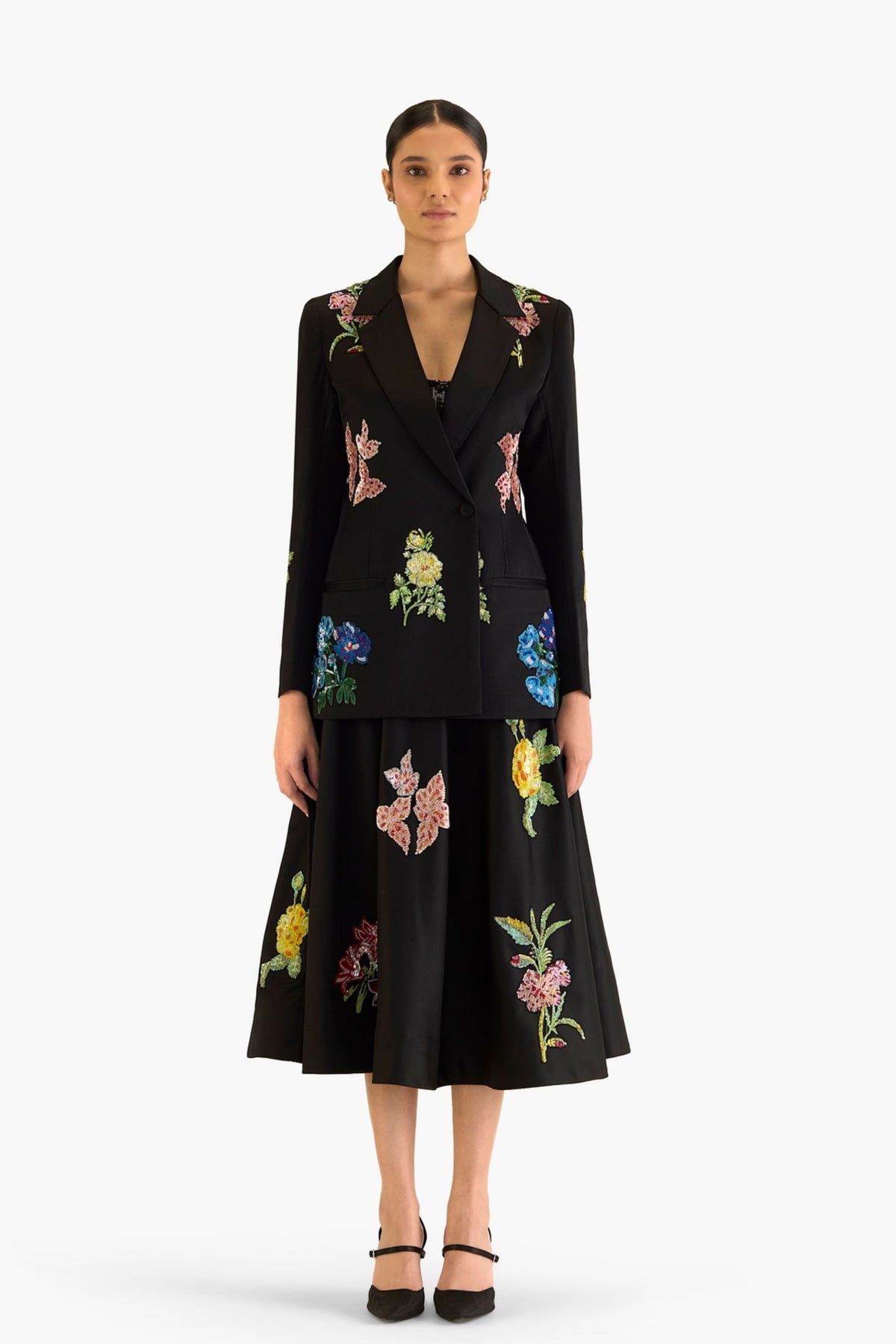 Botanical Embroidered Jacket