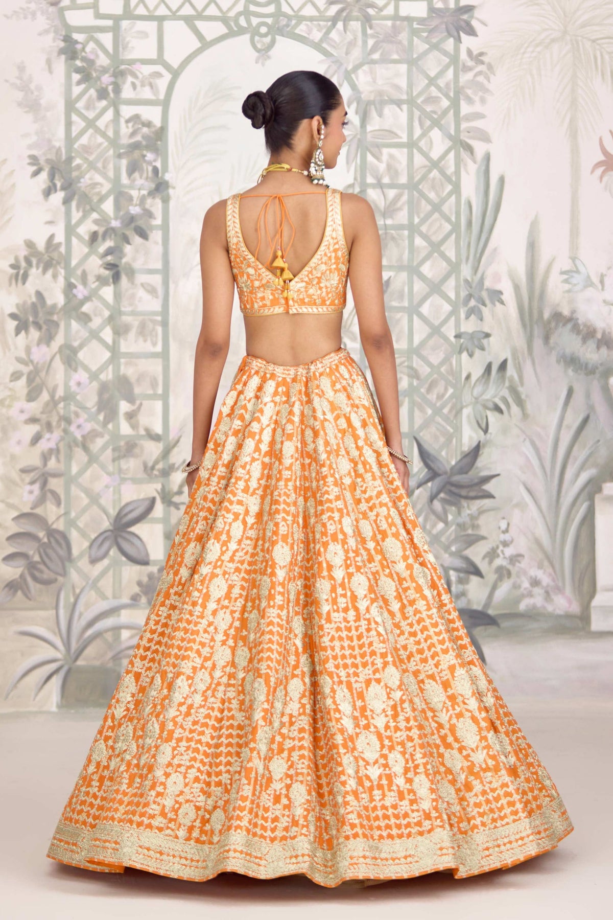 Marigold Orange Lehenga Set