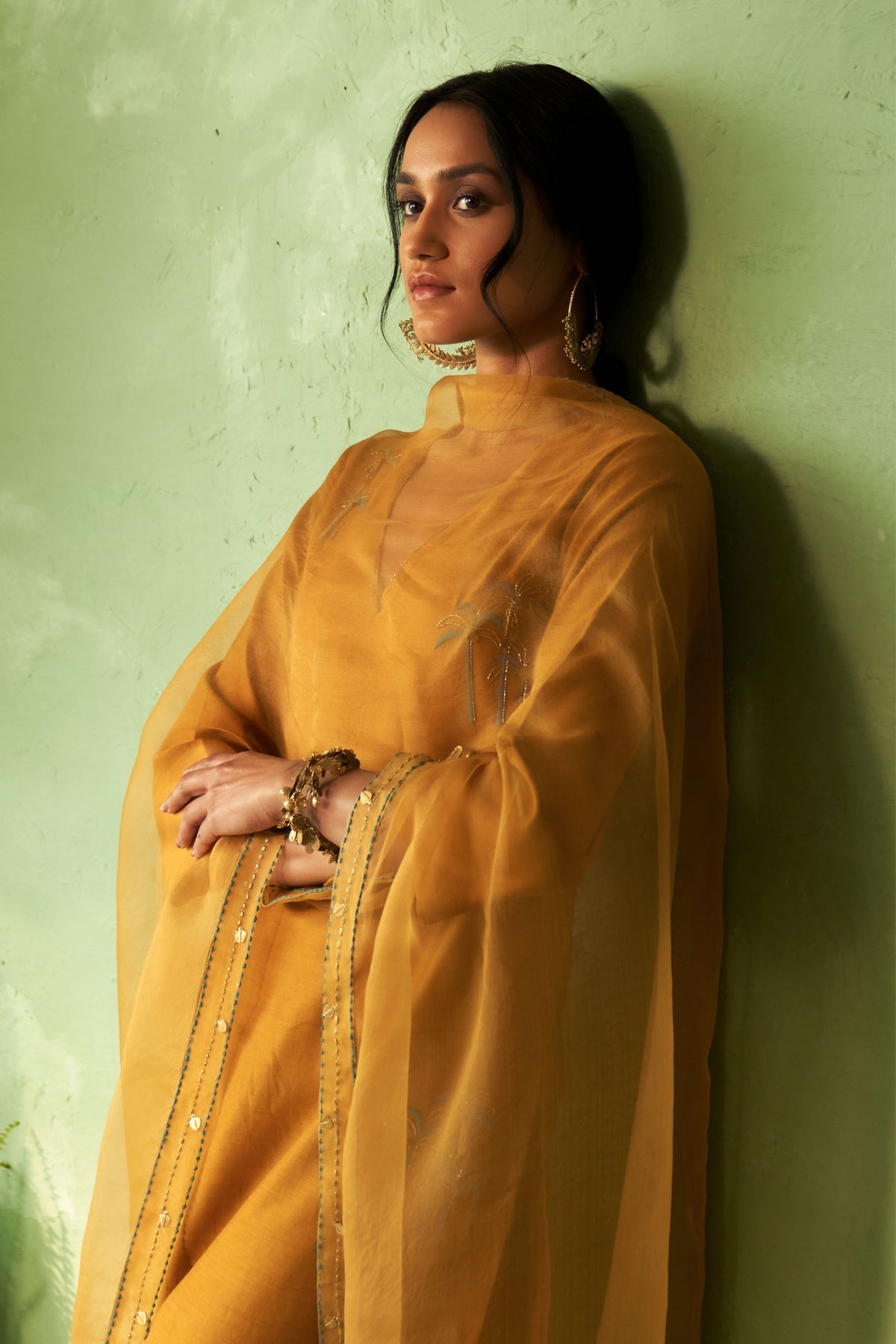 Palm Kurta  Set