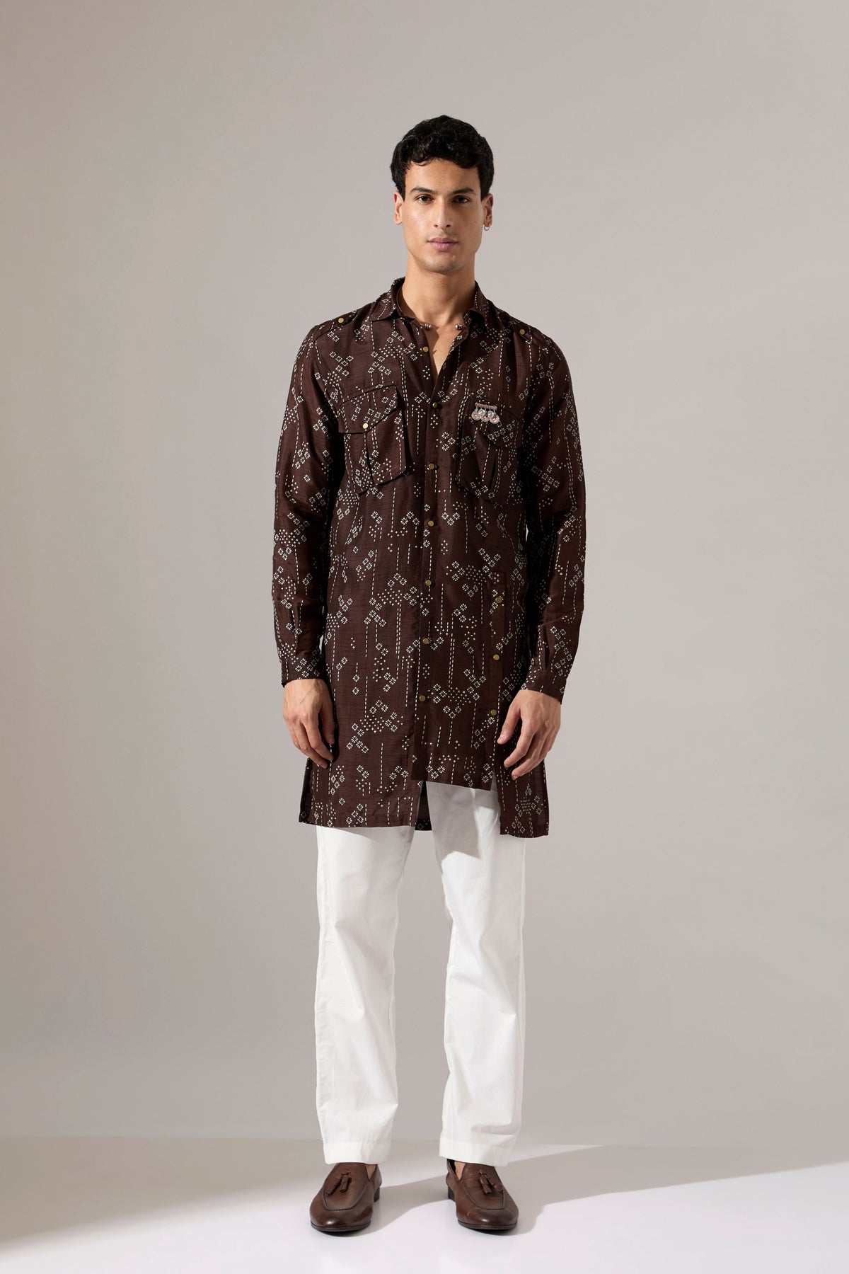 Cyrus Plus Minus Kurta Set