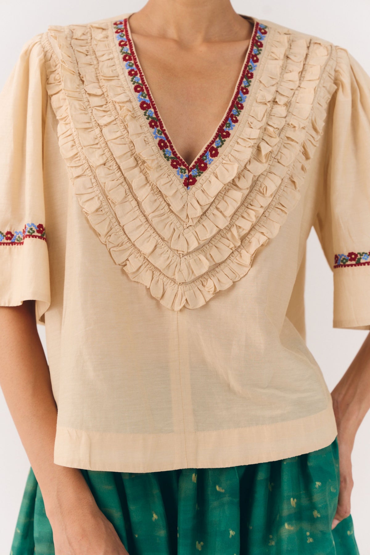 Luna Ivory Top