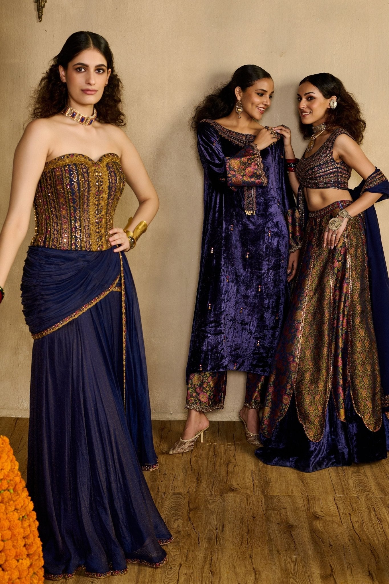 Saanjh Midnight Co - ord Set - Reeti Arneja - Elahe